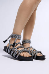 AZALEA WANG EINER BLACK SANDAL