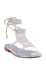 AZALEA WANG ESKEL SILVER SANDAL