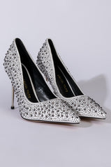 AZALEA WANG GLITCH IN THE SYSTEM STILETTO PUMP IN WHITE