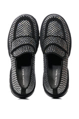 AZALEA WANG HEMMY EMBELLISHED LOAFER