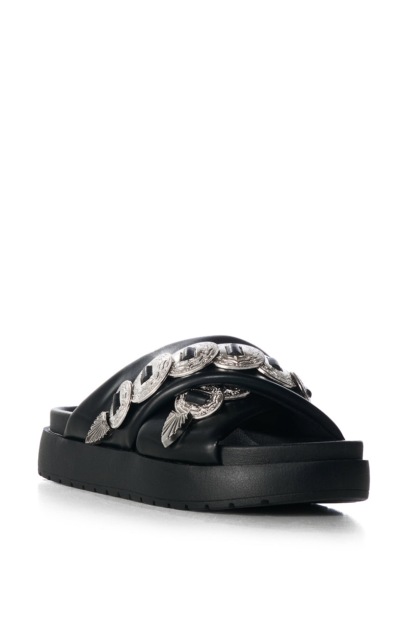 AZALEA WANG HUEY BLACK SANDAL