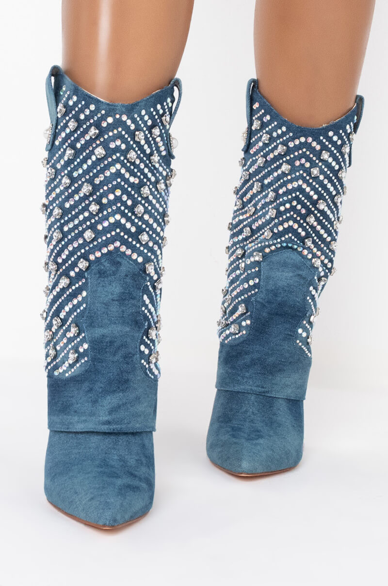 AZALEA WANG LEAVE IT ALL BEHIND STILETTO BOOTIE