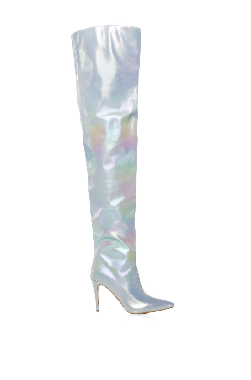 AZALEA WANG MONTY HOLOGRAPHIC BOOT