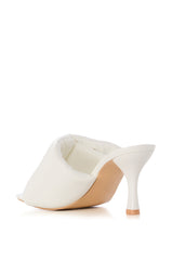 AZALEA WANG PHENOM WHITE PUFF SANDAL