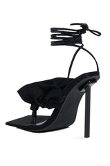AZALEA WANG BLACK STILETTO SANDAL