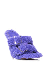 AZALEA WANG SHANA PURPLE FUZZY PUMP