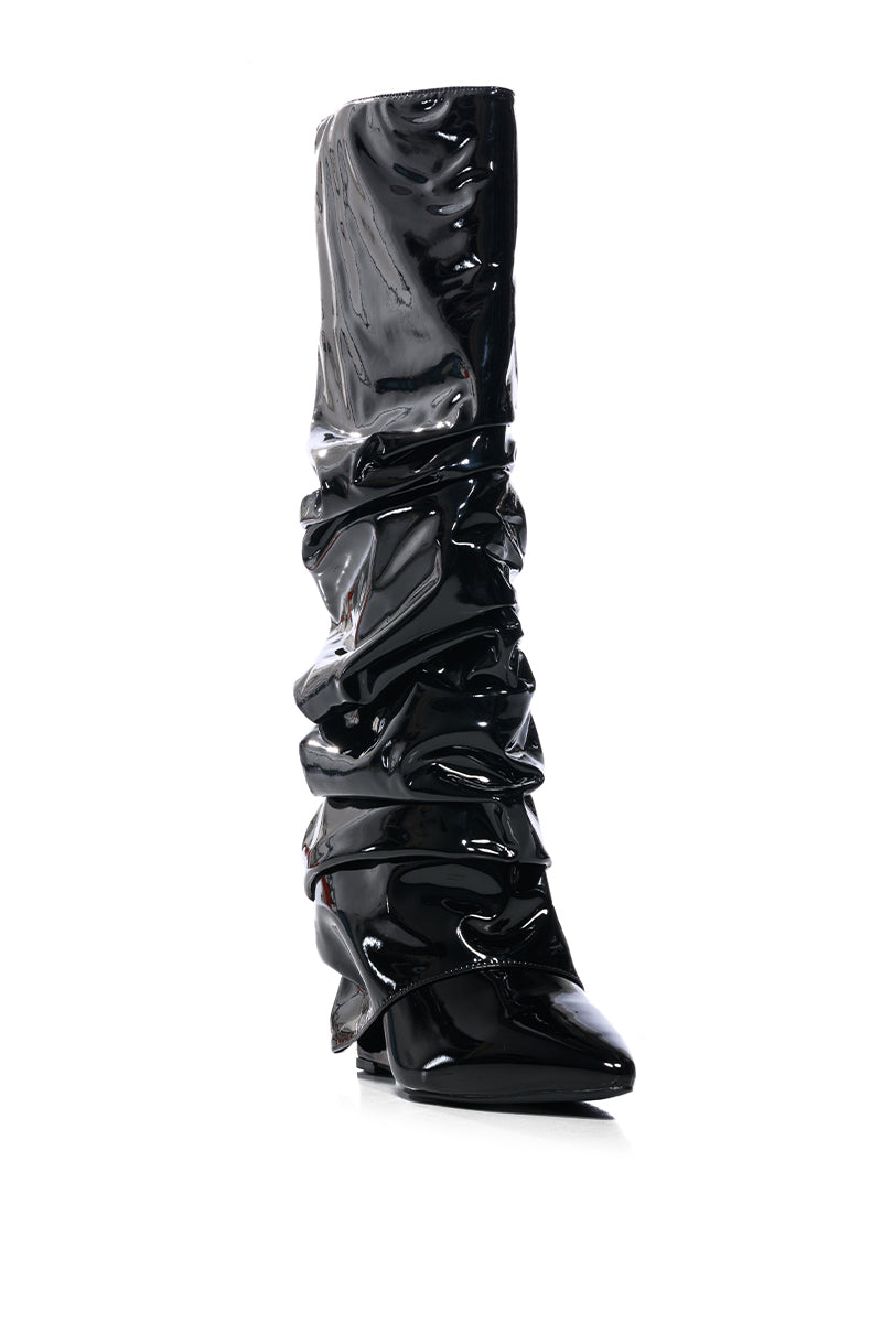 AZALEA WANG SIF WEDGE BOOT IN BLACK