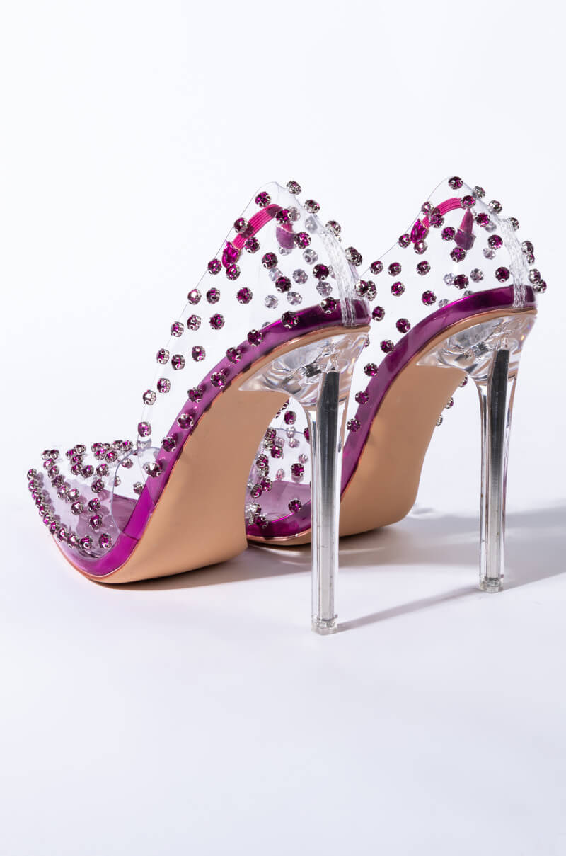 AZALEA WANG SOMETHING ABOUT YOU STILETTO PUMP IN FUCHSIA