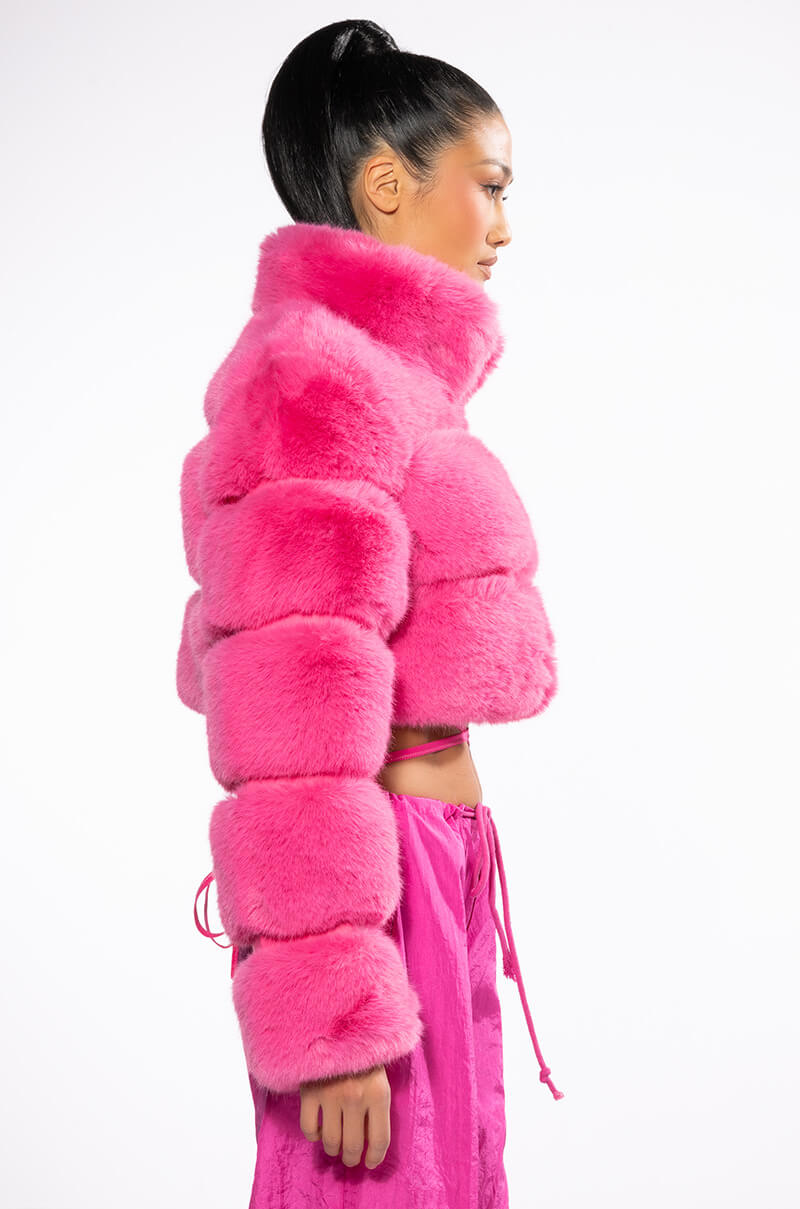 BARBZ FAUX FUR JACKET