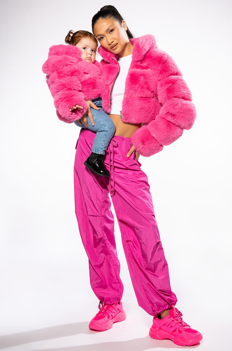 BARBZ FAUX FUR JACKET