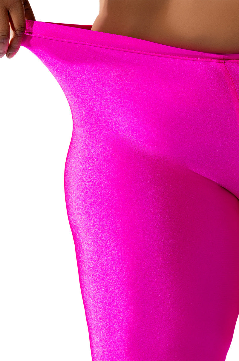 AZALEA WANG TAYTAY PLUS SIZE STILETTO BOOT PANT IN FUCHSIA