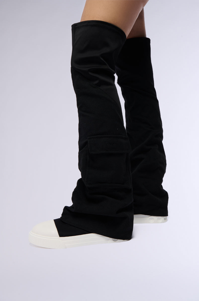 AZALEA WANG TAZULA OVER THE KNEE SNEAKER