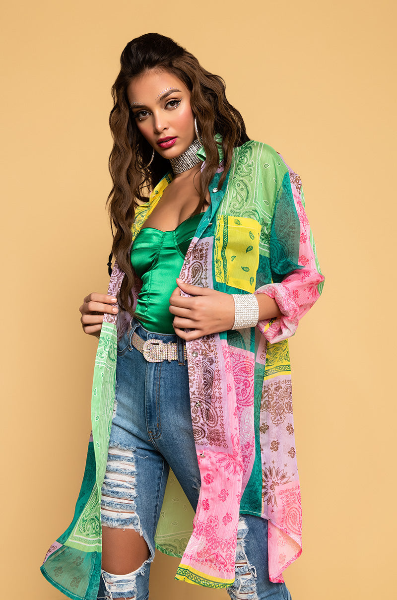 BANDANA POPSICLE LONG SHIRT