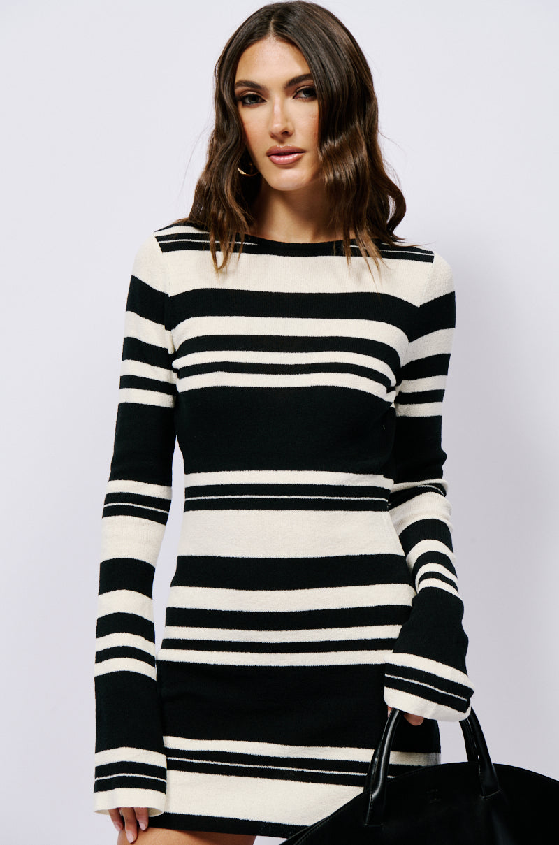 BEACH DON'T KILL MY VIBE KNIT MINI DRESS