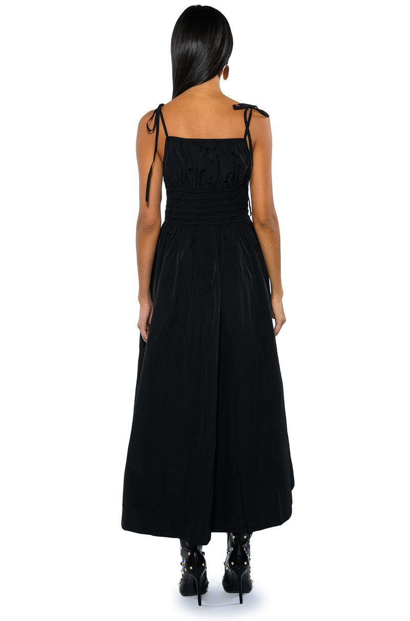 BELLE SLEEVELESS PARACHUTE MAXI DRESS