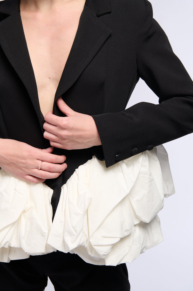 BONNE NUIT PEPLUM BLAZER