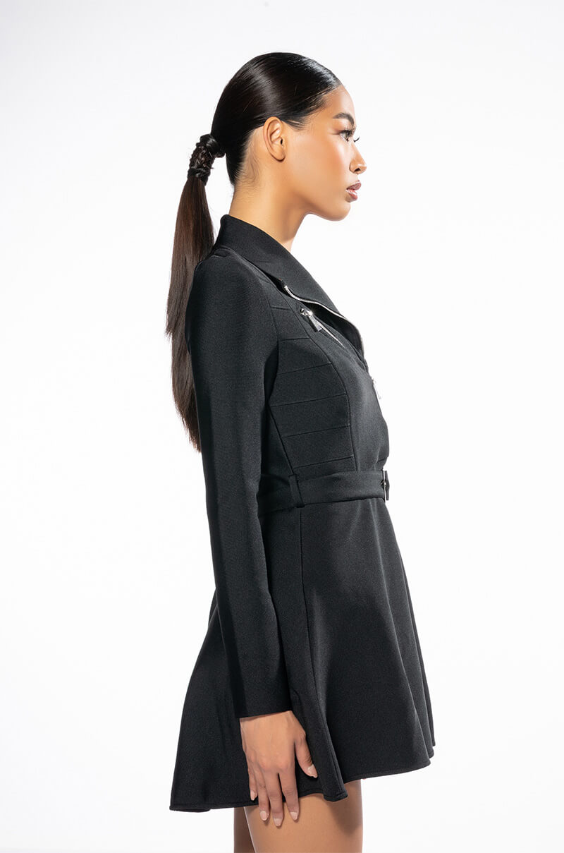 BRING THE DRAMA LONG SLEEVE DRESS