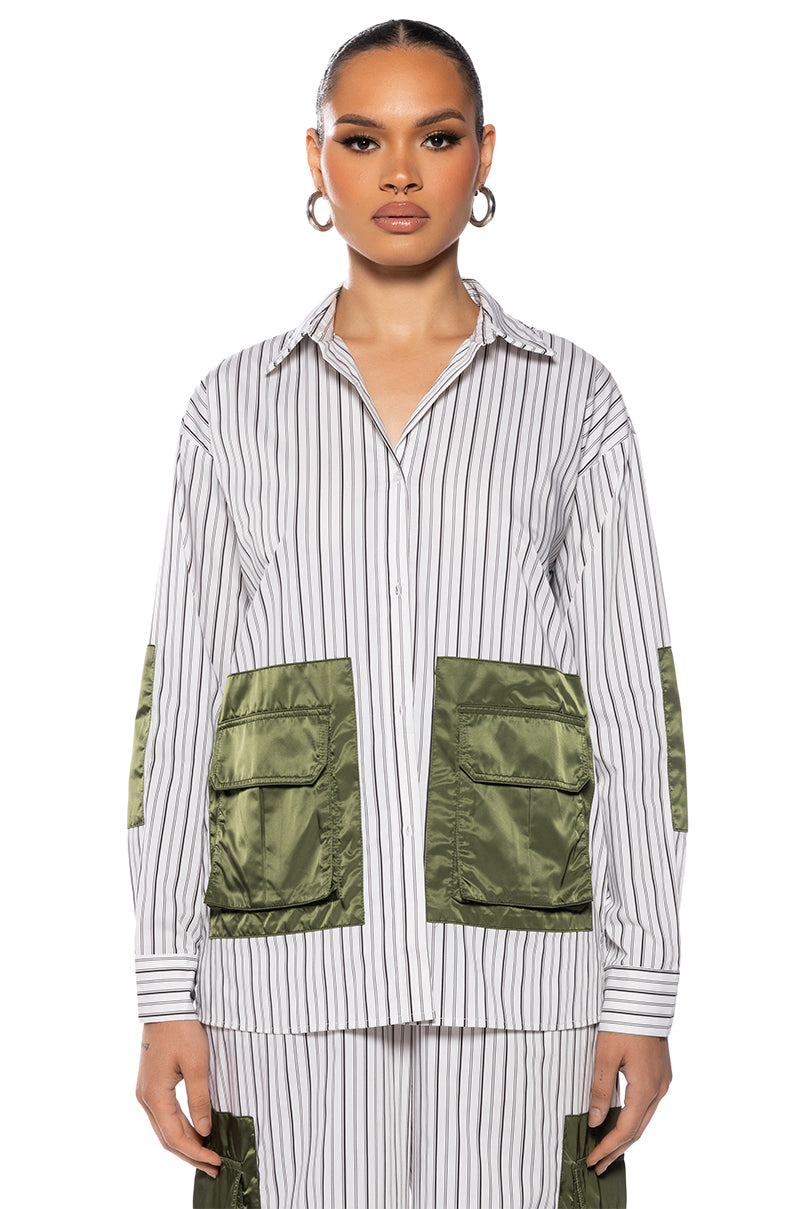 CALLIE BUTTONDOWN TOP