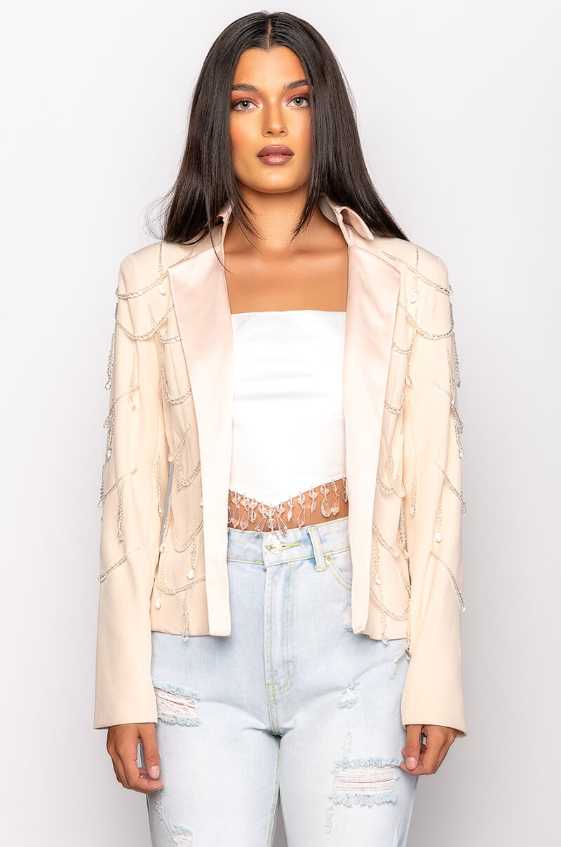 CAMP BEADED BLAZER