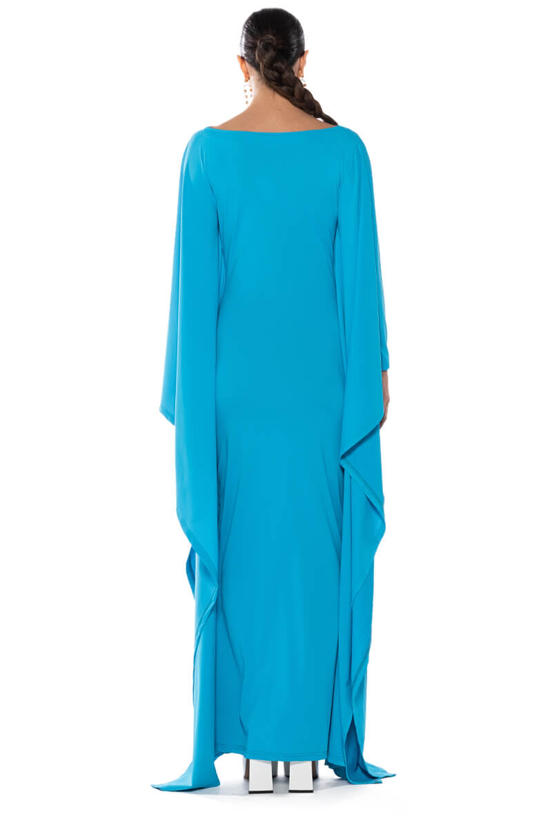 CATCH ME IN PARIS SLINKY MAXI DRESS