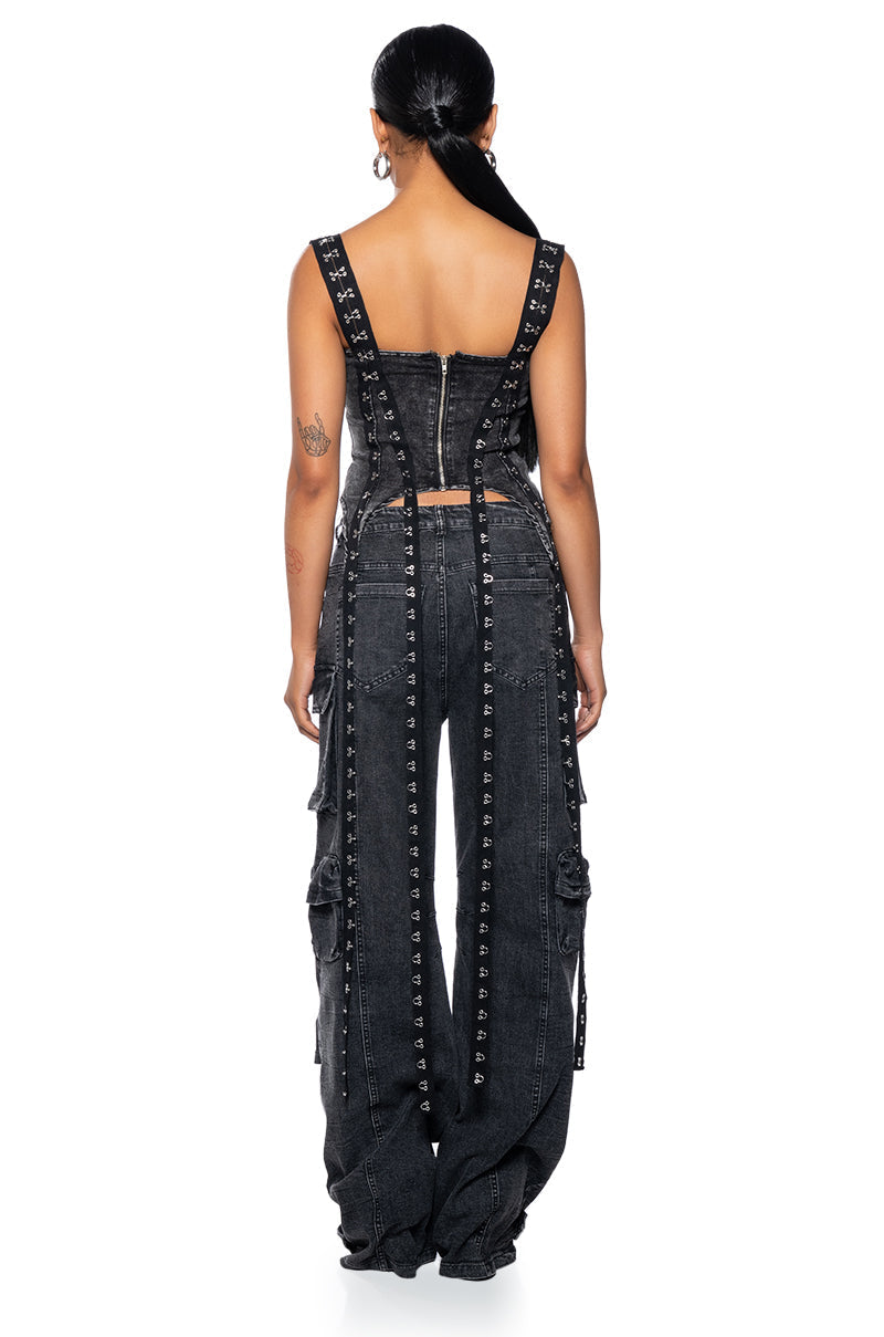 CHEMICAL ROMANCE DRAMATIC CORSET TOP