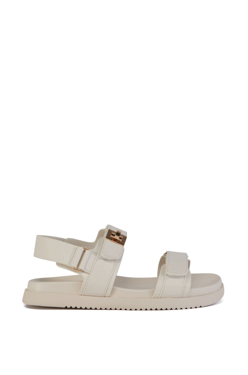 COBBER FLAT WHITE SANDAL