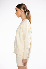 COMIN IN HOT CREW NECK SWEATER