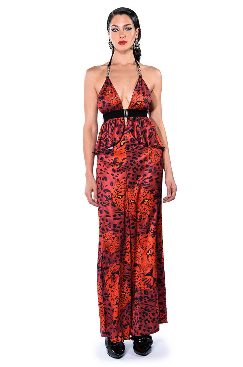 CRAVING YOUR ATTENTION HALTER TOP
