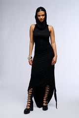 DANA BREATHABLE KNIT MIDI DRESS