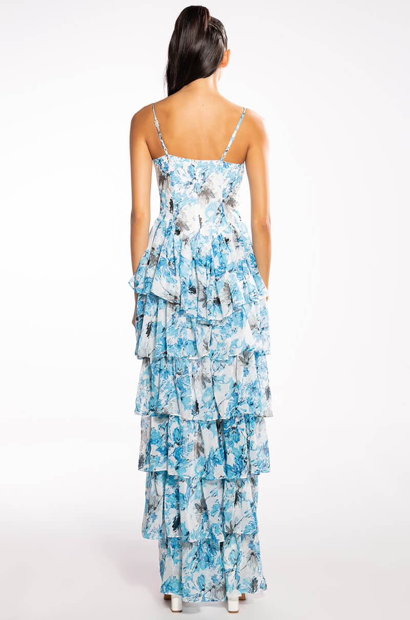 DANCING DAYS FLORAL HIGH LOW DRESS