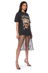 DEF LEPPARD FRINGE DRESS