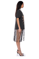 DEF LEPPARD FRINGE DRESS