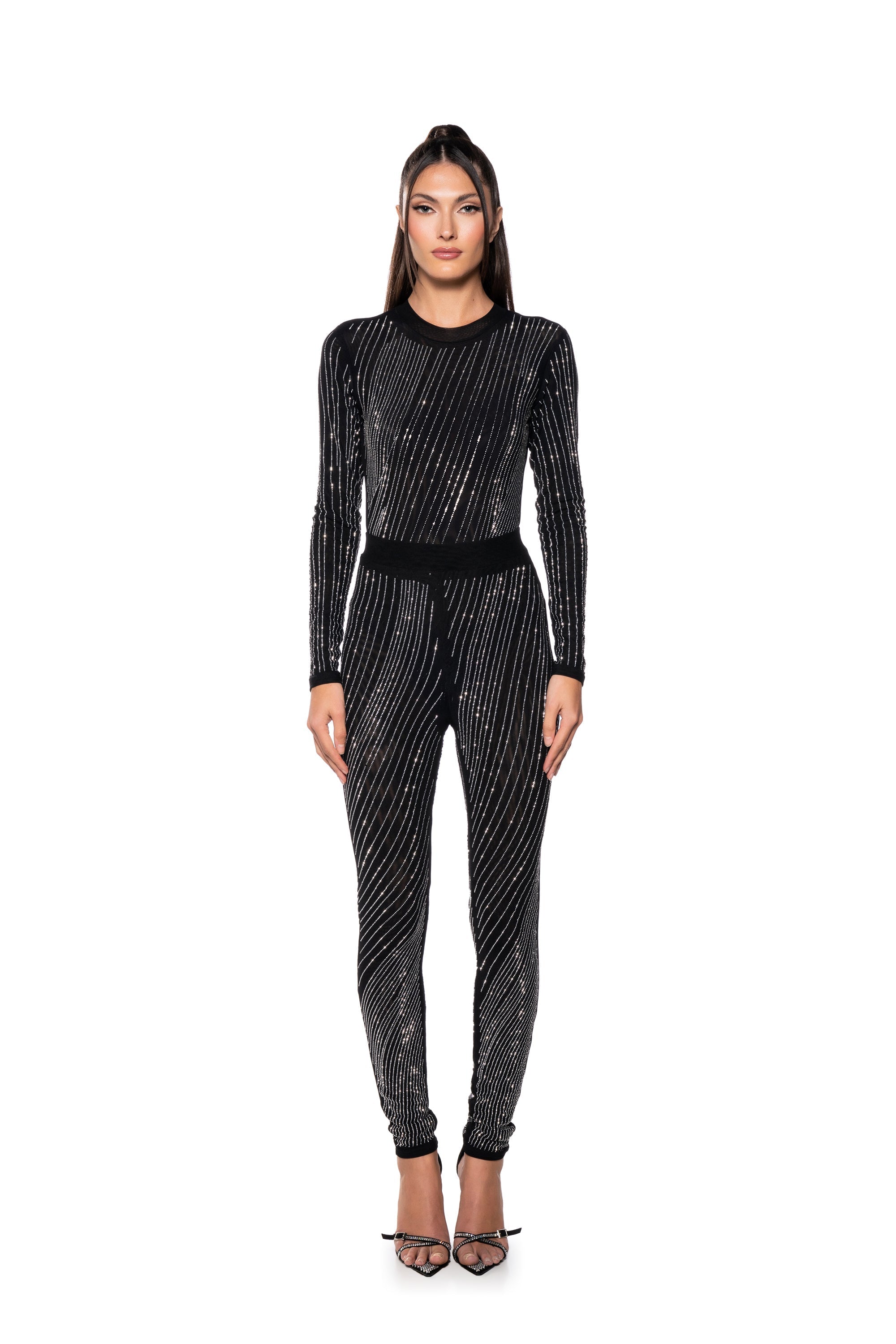 DIAMOND MESH BODYSUIT