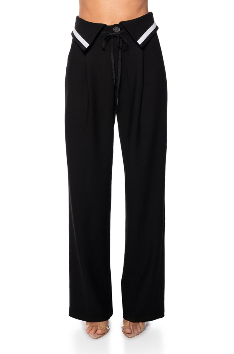 ELEVATED HIGH WAISTED TROUSER