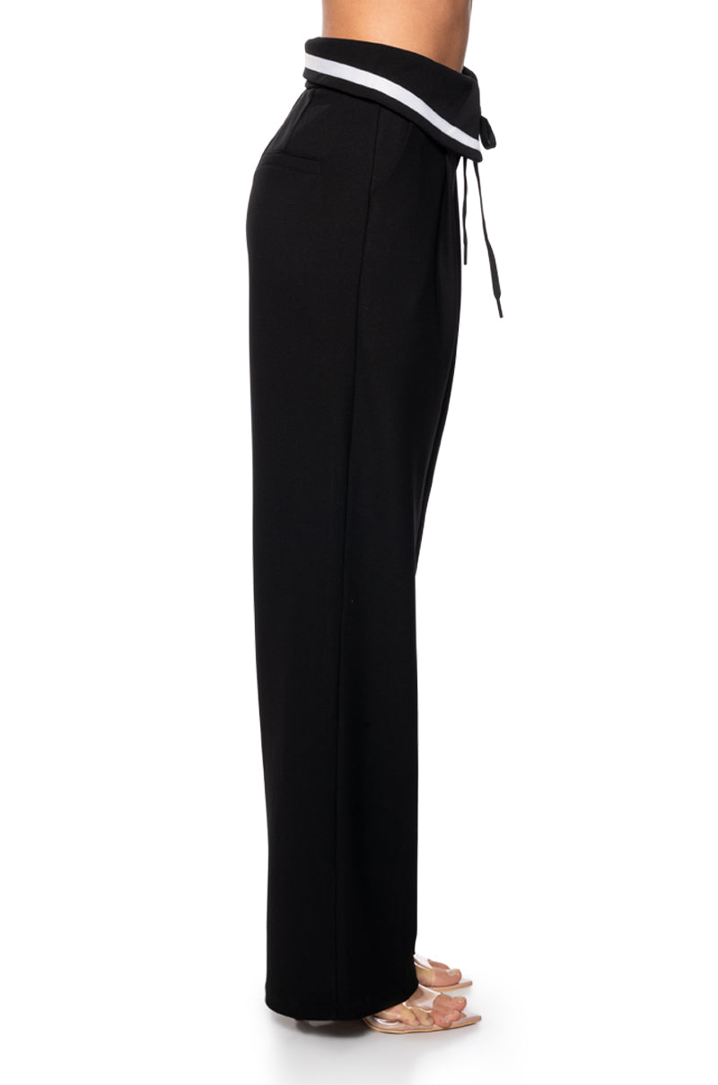 ELEVATED HIGH WAISTED TROUSER