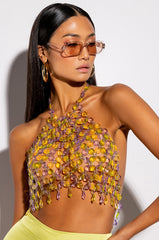 FANTASY DROP BODY CHAIN TOP