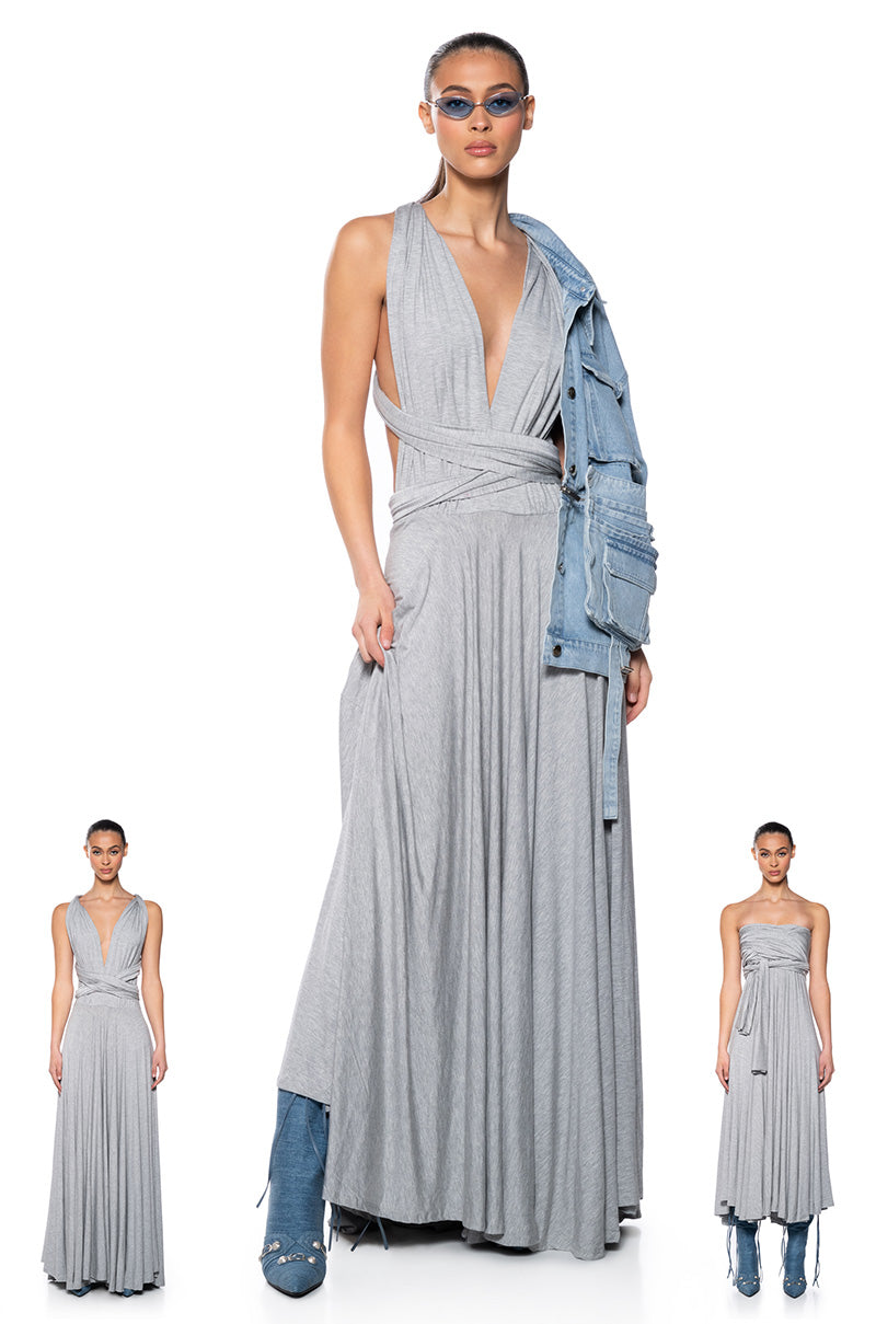 FEELING LOOSE MULTIFUNCTIONAL MAXI DRESS