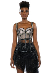 FEYA EMBELLISHED CORSET