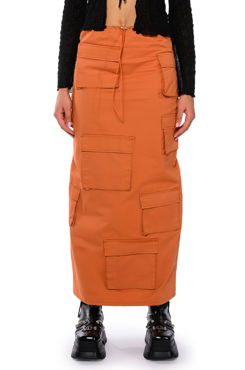 FIELD OF DREAMS CARGO MAXI SKIRT