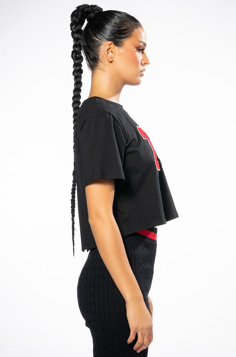 FLAUNT IT OPEN BACK T SHIRT