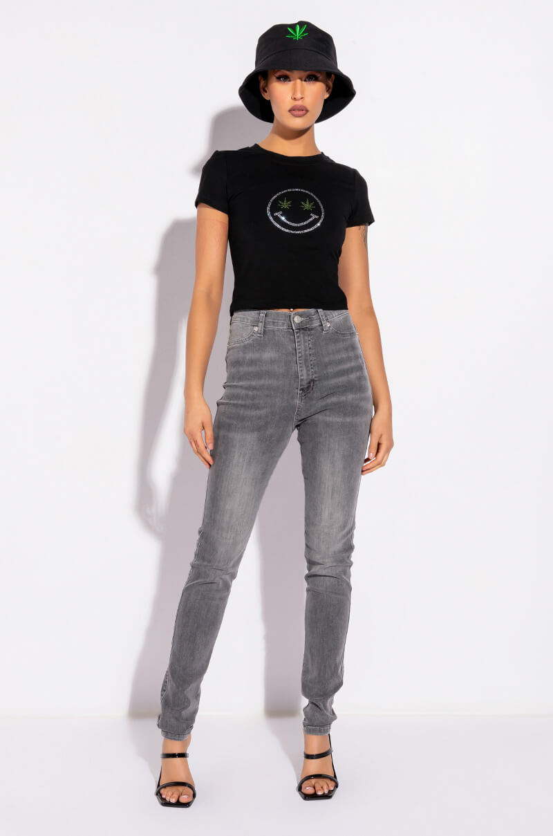 FLEX-FIT HIGH WAISTED SUPER STRETCHY SKINNY JEANS