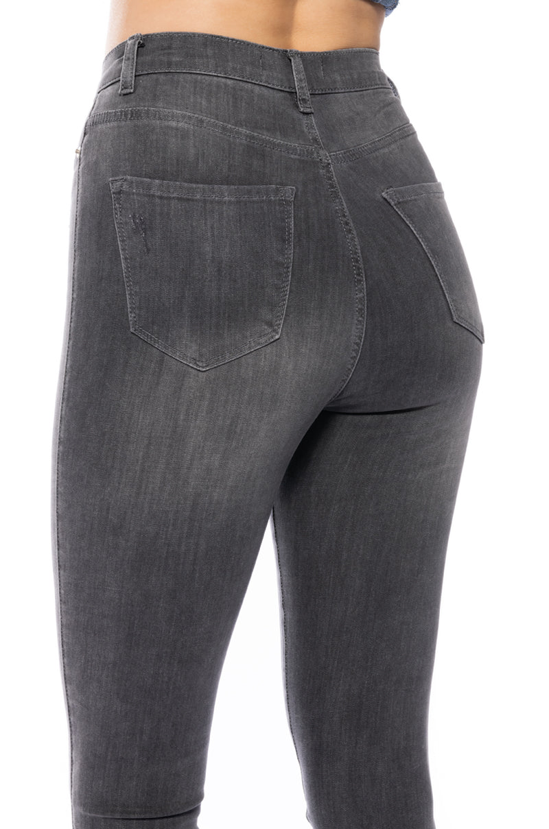 FLEX-FIT HIGH WAISTED SUPER STRETCHY SKINNY JEANS