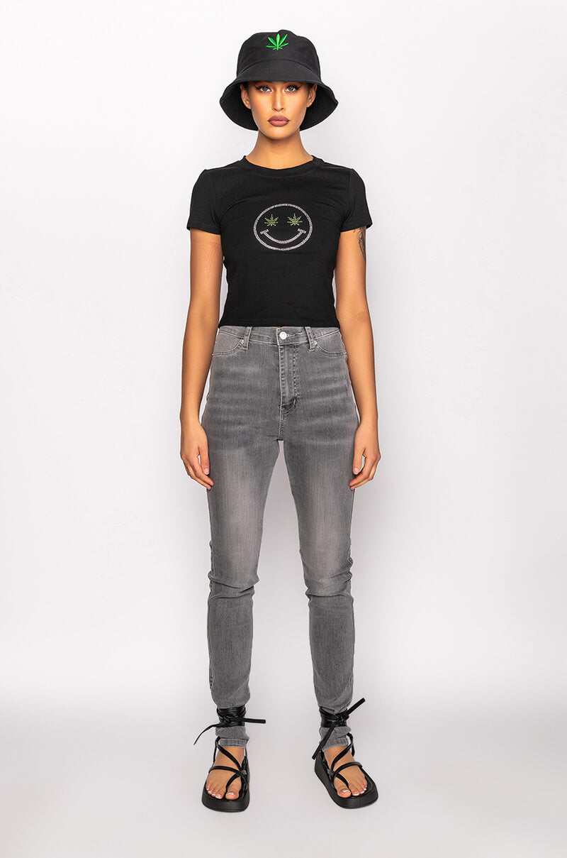 FLEX-FIT HIGH WAISTED SUPER STRETCHY SKINNY JEANS