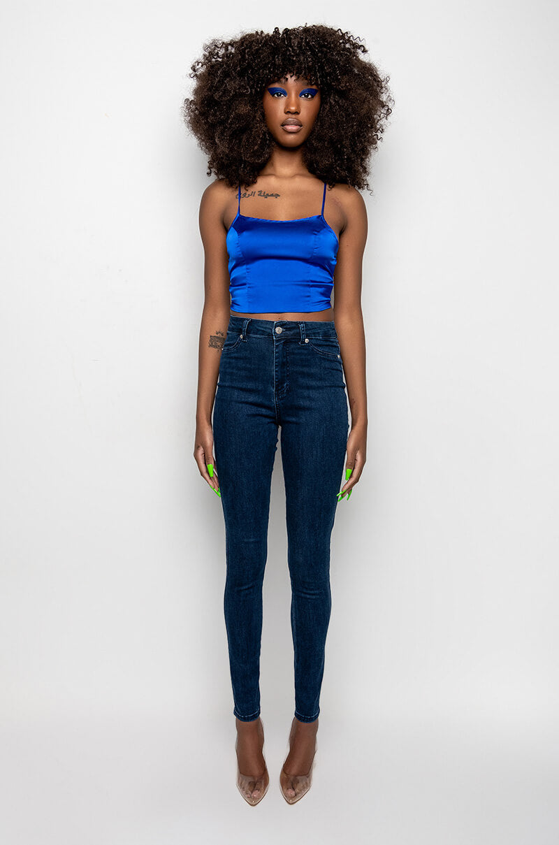 FLEX-FIT HIGH WAISTED SUPER STRETCHY SKINNY JEANS