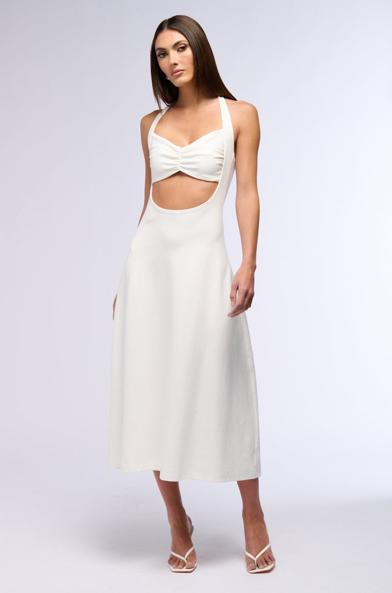 FROM DAY TO NIGHT KNIT MIDI DRESS