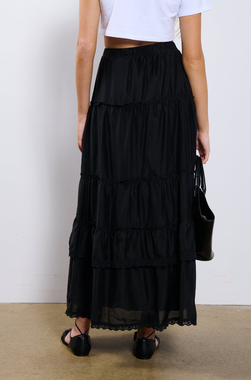 HAVEN FLOWY MAXI SKIRT