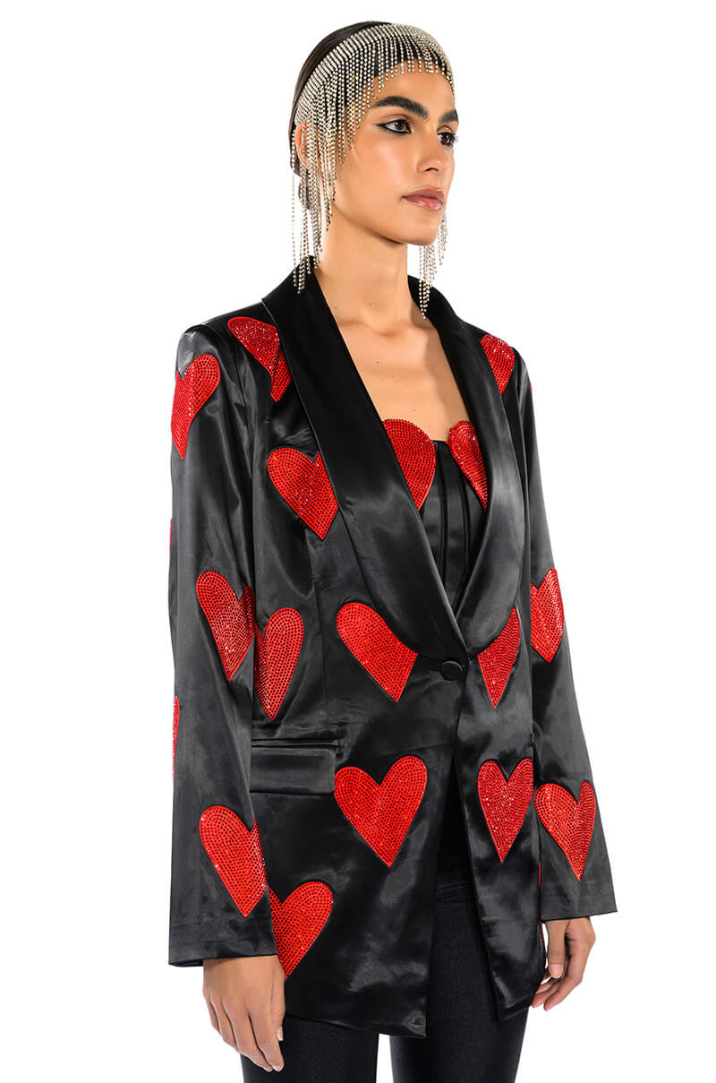 HEART ON FOR YOU BLAZER