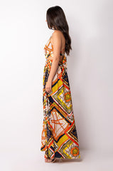 HERE FOREVER PRINTED MAXI DRESS
