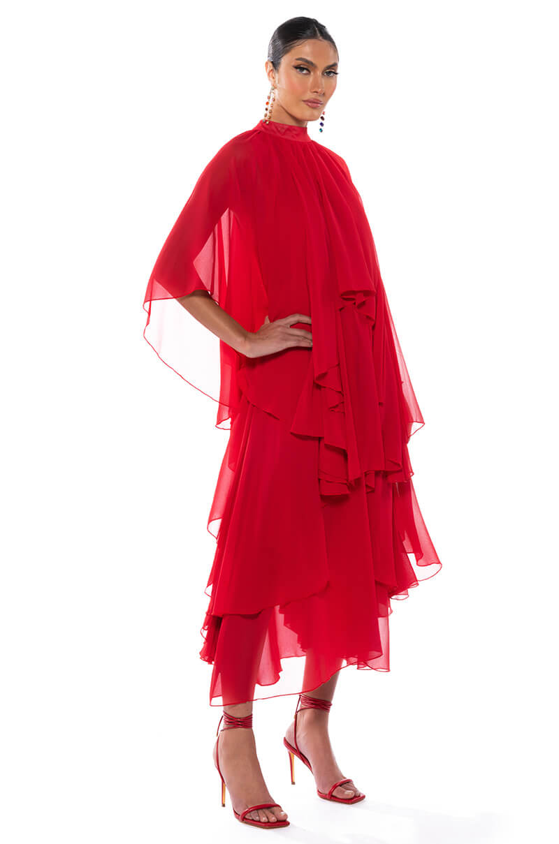 HOPELESSLY DEVOTED LAYERED MAXI DRESS