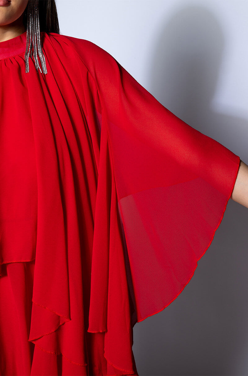 HOPELESSLY DEVOTED LAYERED MAXI DRESS